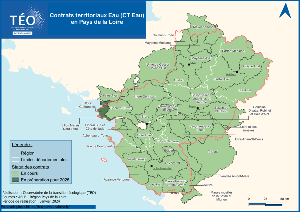 Contrat territoriaux en Pays de la Loire