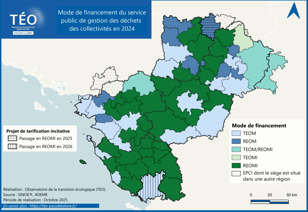 Mode de financement du service public de gestion des déchets 2024 - TEO Pays de la Loire