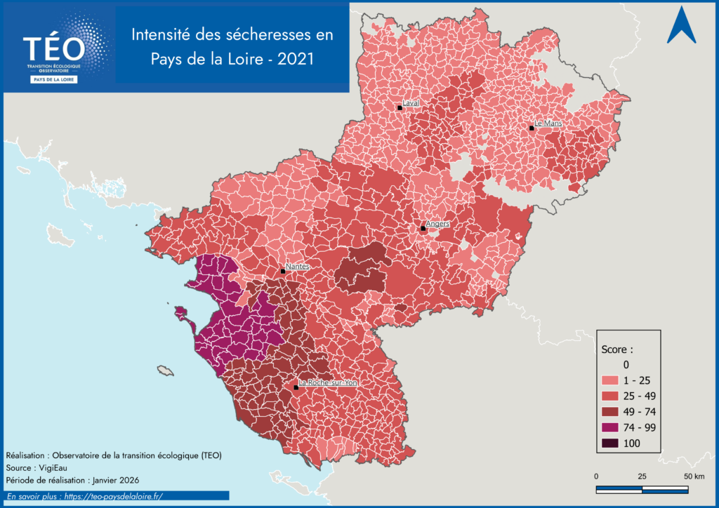 carto intensite secheresse 2021