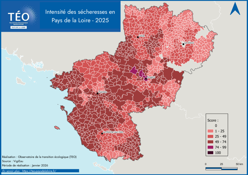 carto intensite secheresse 2025