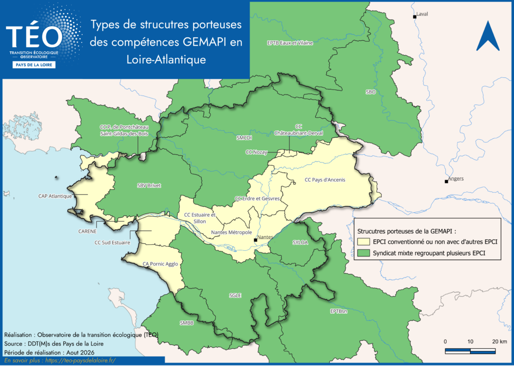 Type de structures GEMAPI en Loire Atlantique 2026